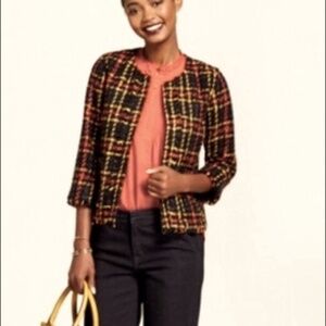 A New Day Semi Cropped Tweed Blazer Jacket XXL